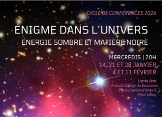 Cycle de conférences 2026 – Enigme dans l’Univers