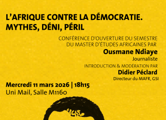 Présentation de l’ouvrage « L’Afrique contre la démocratie. Mythes, déni, péril »