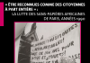 Conférence publique « « Être reconnues comme des citoyennes à part entière » : la lutte des Sans-Papières africaines de Paris, années 1990 »